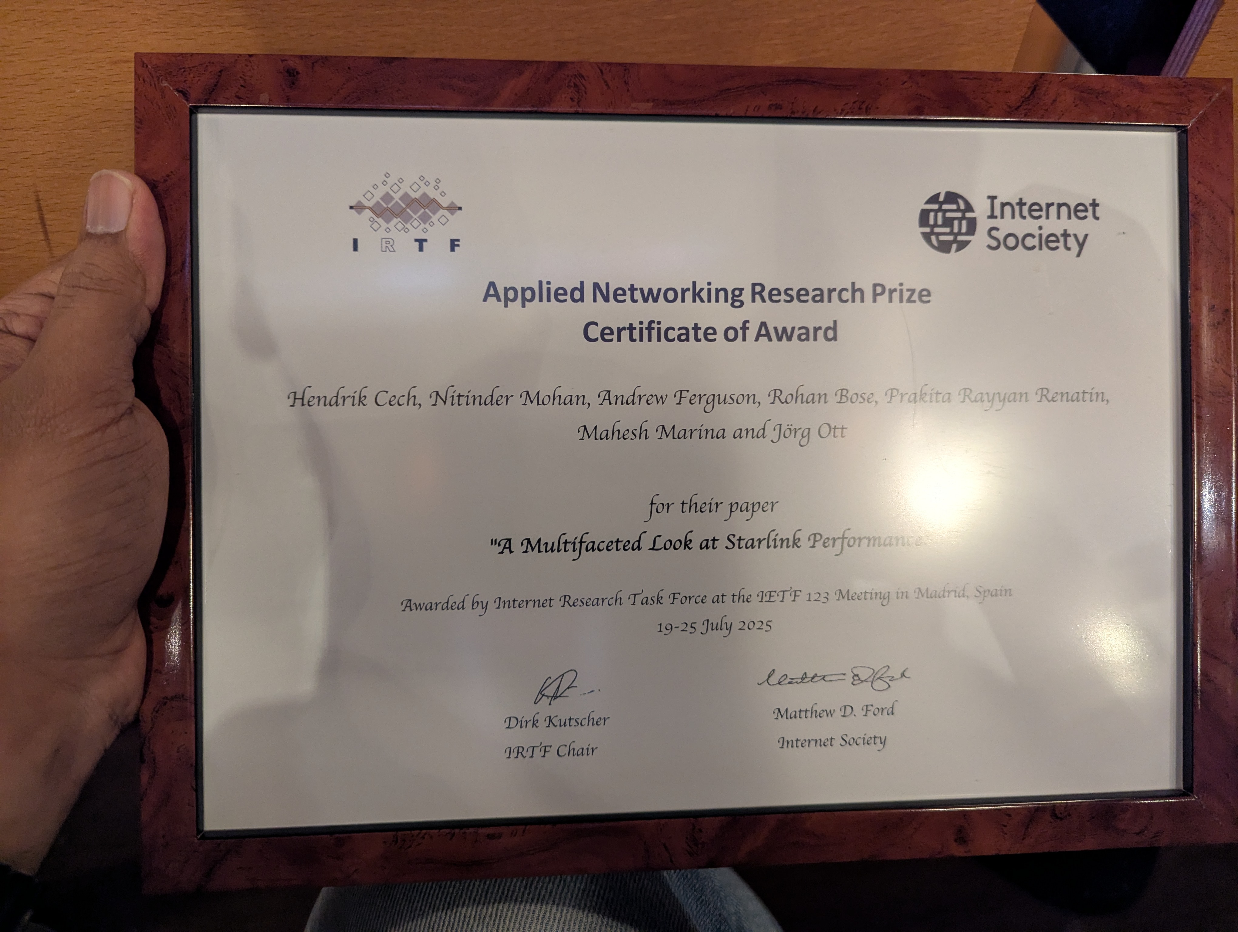 Close-up of ANRP recognition